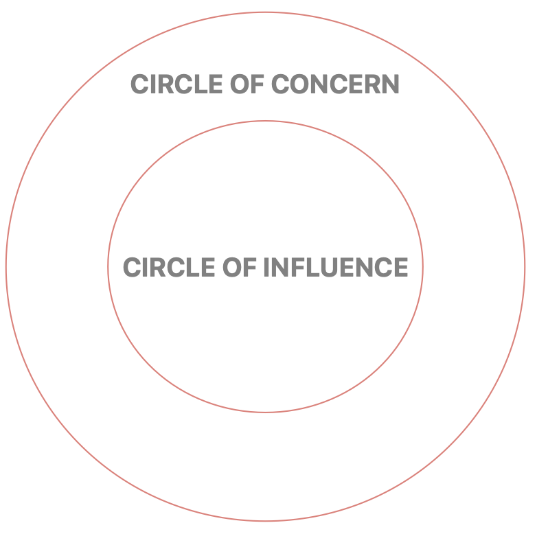 Circle of concern and circle of influence